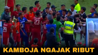 Momen Perkelahian Timnas Indonesia vs Kamboja di SEA Games