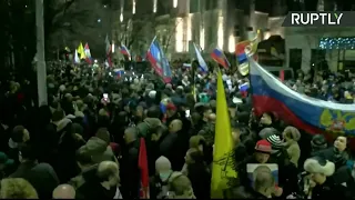 Народный гимн Донбасса в Белграде
