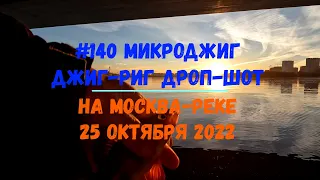 #140 Микроджиг Джи-риг Дроп-шот на Москва реке 25.10.2022