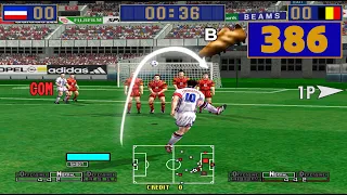 Virtua striker2 (1999)  Freekick Goal 386 pts / sega