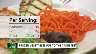 Frozen vegetables put to the test