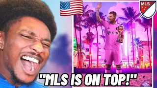 AMERICAN REACTS TO LIONEL MESSI JOINING INTER MIAMI (MLS IS MASSIVE)