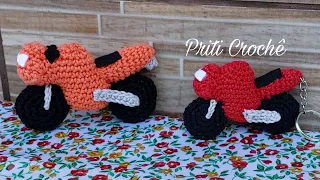 Chaveiro amigurumi moto passo a passo