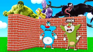 Roblox This Creepy Villain Stopped Oggy And Jack For Building There Castle | Rock Indian Gamer |