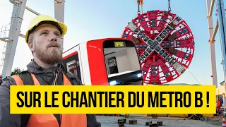 J'AI SUIVI le CHANTIER du METRO B à LYON ! (c'est dingue)