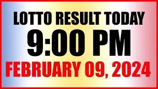 Lotto Result Today 9pm Draw February 9, 2024 Swertres Ez2 Pcso