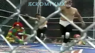 Lucha En Jaula Los Payasos Vs Los Hermanos Dinamita (Triplemania II)