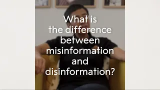 Maria Ressa on the difference between misinformation and disinformation