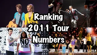Glee Ranking 2011 Tour (Glee 3D Movie) Songs