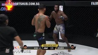 FULL FIGHT  Aung La N Sang and Leandro Ataides | ONEBattleground | UFC HIGHLIGHT