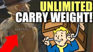 Fallout 4 *INFINITE* Carry Weight Glitch! Never Be Over-Encumbered Again (Bethesda Bug?)