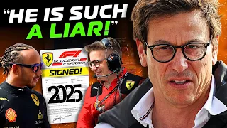 Toto Wolff LEFT in Total SHOCK!