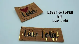 Guess what?! You can make your own leather or vinyl tags! Let's get into it!