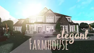 Roblox | Bloxburg: Elegant Farmhouse Mansion | House Build