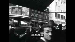 1940s London, West End Street Scenes And Traffic