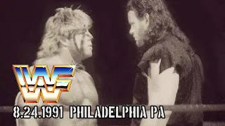 WWF Philadelphia, PA : August 24th, 1991 Results (Ultimate Warrior vs Undertaker Body Bag Match)