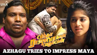 Vantha Rajavathaan Varuven Movie Scene - Azhagu Tries To Impress Maya |Simbu |Megha Akash | Sundar C