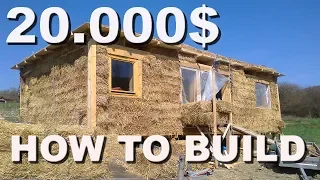 20K straw bale house from start to finish