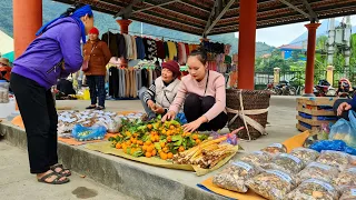 Harvesting Tangerines & Wild Tree Cores Goes to the market sell | Triệu Thị Biên