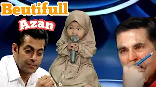 💔Heart teching beutifull Azan || The little girl made everyone cry😭#azan#makkahazan