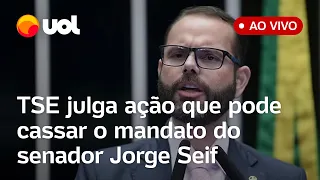 🔴 Jorge Seif: TSE retoma julgamento de ação que pode cassar o mandato do senador bolsonarista