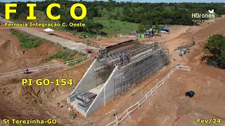 FICO - PCT3 - STA TEREZINHA DE GOIÁS - PI GO-154/PONTE RIO CRIXÁS/CORR BALDAIA - Obras Parte 11 - 4k