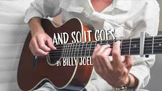 And So It Goes - Billy Joel (Fingerstyle guitar tab tutorial cover)