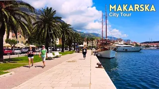 🌴Makarska Croatia 🇭🇷 |🔆4K Makarska riviera City Tour 2023