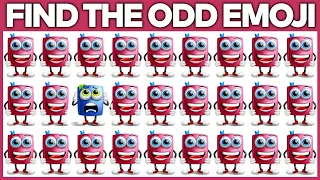 HOW GOOD ARE YOUR EYES #17  Find The Odd Emoji Out  Emoji Puzzle Quiz