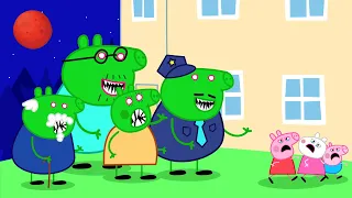 Zombie Invasion 🧟‍♂️ Zombies Appear At The Pig House, Run Now🧟‍♀️ | Peppa Pig Funny Animation