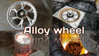 ALUMINIUM ALLOY MAC WHEEL SAND CASTING ~ aluminium sand casting with CO2 core