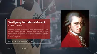 Guitar TAB - Wolfgang Amadeus Mozart : Eine Kleine Nacht Musik (Movement 1)  | Tutorial Sheet #iMn