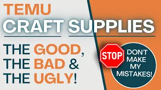 You NEED to watch this before purchasing CHEAP craft supplies! Buying Card Making items 2023