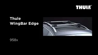 Багажник на крышу Thule WingBar Edge (на рейлинги) Длина "M+L"