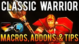 Classic Warrior Macros, Addons, & Tips