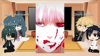 quinx squad reacts Kaneki ken (part 1/?) • Gacha Clup • plãcuēris