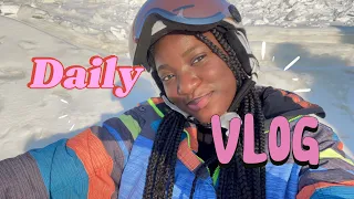 DAILY VLOG || JOURNÉE AU SKI À PÉKIN🇨🇳( GRWM , CHIT CHAT ,…)