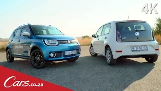 2017 Suzuki Ignis vs Volkswagen Up! - Budget car showdown