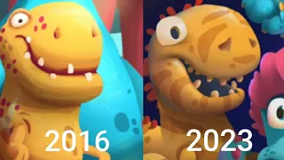 Evolution of Dino Bash 2016-2023