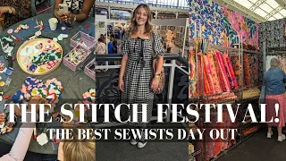 Come with us to the Stitch Festival 2024! Huge sewing event, fabric shopping and haul