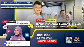 TEKNIK MENJAWAB SOALAN SPM 2023 : BIOLOGI