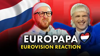 РЕАКЦІЯ 🇳🇱 JOOST KLEIN – EUROPAPA | Нідерланди на Євробаченні 2024