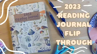 2023 reading journal flip through & reading wrap-up | all the books i read in 2023 📚