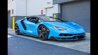 Lamborghini Centenario 770HP ANGRY BULL Start up SOUND Drive Interior Exterior at Lamborghini Miami