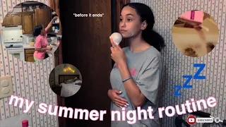 MY SUMMER NIGHT ROUTINE ☀️