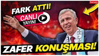Mansur Yavaş'tan zafer konuşması! Ankara'da coşkulu anlar! | Canlı Yayın