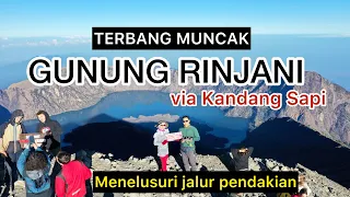 10 MENIT SAMPE PUNCAK RINJANI !!! TERBANG KE PUNCAK GUNUNG RINJANI VIA KANDANG SAPI