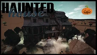 Roblox/Welcome to Bloxburg/Haunted Abandoned House/346k/Aidil Designs/Speed-build + Tour