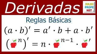 REGLAS BÁSICAS PARA DERIVAR FUNCIONES