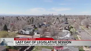 Lawmakers to focus on property taxes on last day of legislature